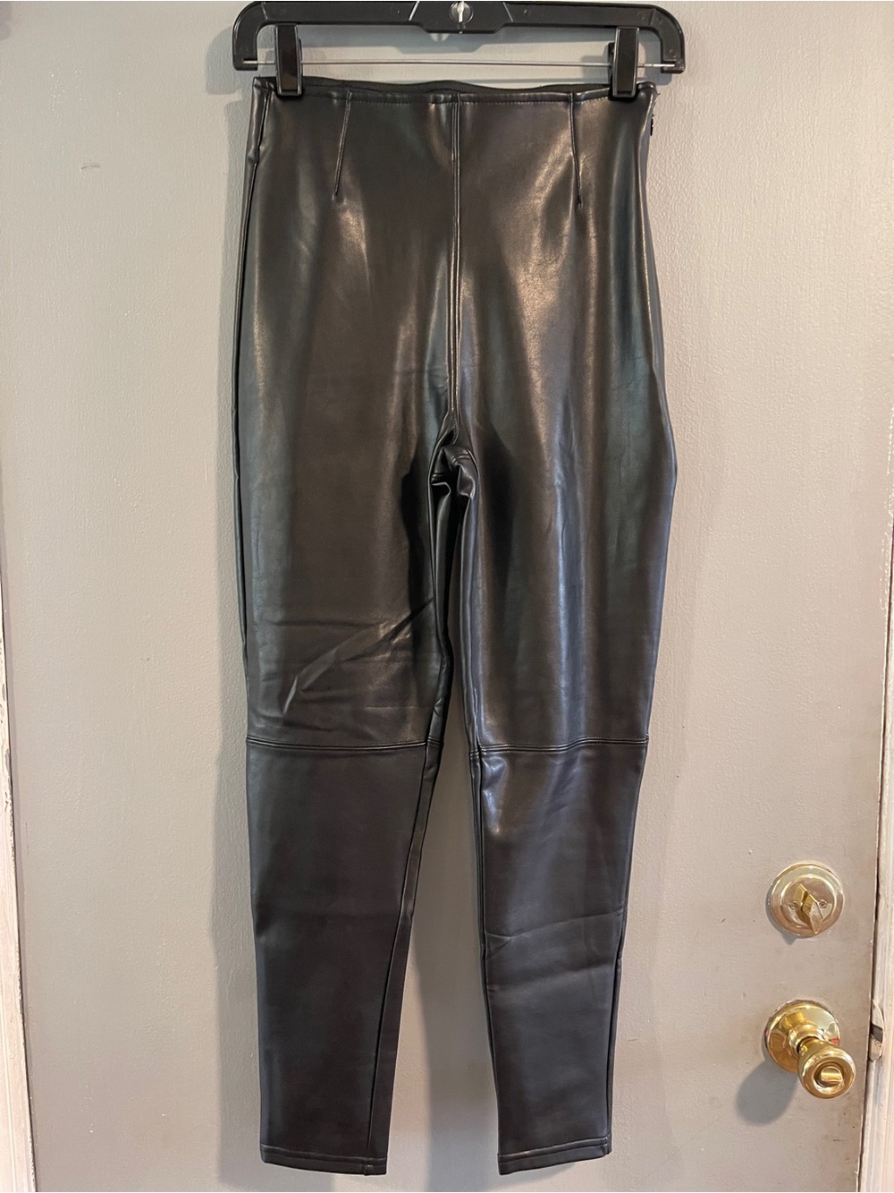 Abercrombie &‎ Fitch High Rise Vegan Faux Leather Skinny Pants Size XS